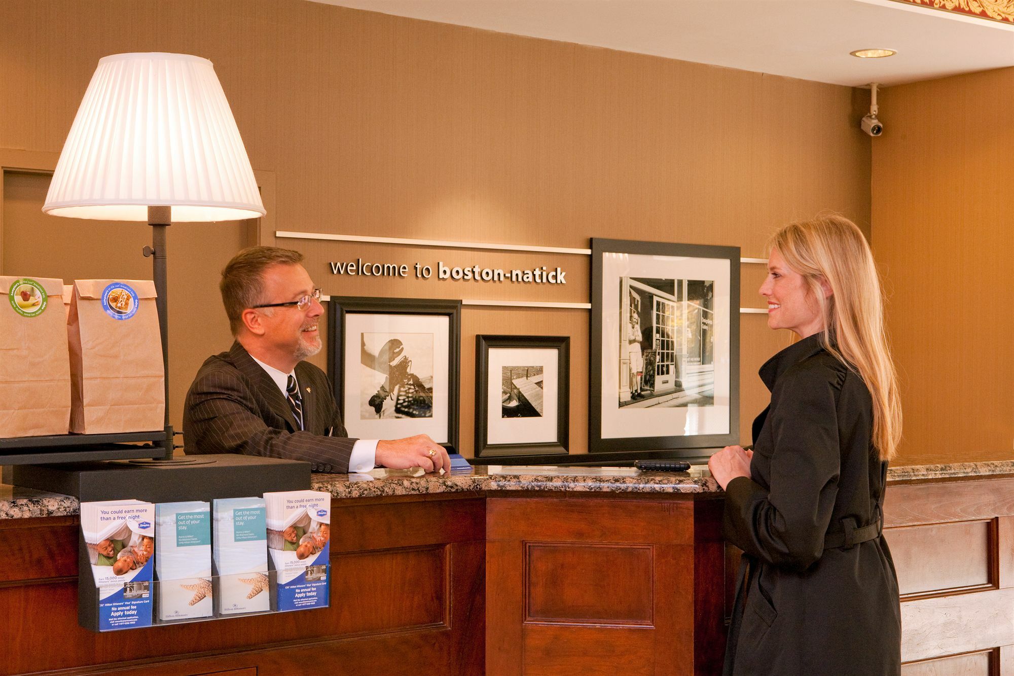 Hampton Inn Boston-Нейтик Интериор снимка